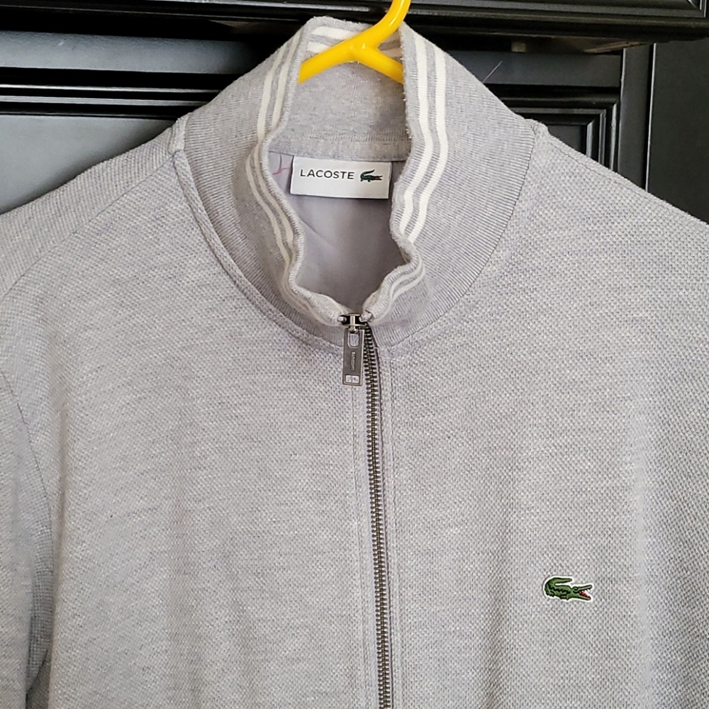 Lacoste full zip sweater